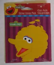 Forget Me Not Sesame Street Sticker Variety 4 Pack NEW 2000 Big Bird Elmo Bert