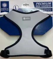 American Kennel Club AKC Premium Dog Harness in Gray size Large 30-40lbs