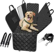 Dog Car Seat Cover, Large Back Pet Car Seat Protectors with Mesh Viewing Wind...