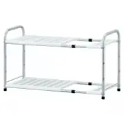 Furinno Wayar Adjustable Under Sink Shelf, Chrome WS17014