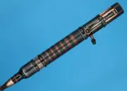 Steampunk Bolt Action Pen Antique Rose Copper + Gun Polish Plating Copper Rings