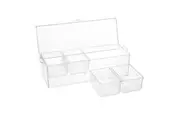 Lemon & Lime Crystal Multifunction Chilled Condiment Box Set With Lid Plastic