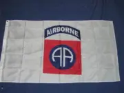 3' X 5' 3x5 Airborne 82nd White Flag United States Army Airborne Flag USA SELLER