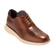 Cole Haan Mens 2.Zerogrand Laser WingTip Oxford Shoe US 7 Wide Brown Leather NIB