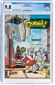 Quack #3 (Star Reach, 1977) CGC Graded 9.8 NM/MT ~ The Beavers by Dave Sim