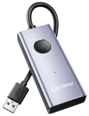 Metal USB Mouse Jiggler, S4 Mouse Mover with ON/Off Switch,Simulate Movement ...