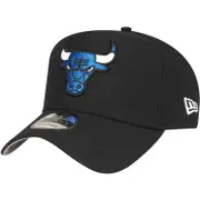 New Era 9Forty A-Frame Snapback Cap - Chicago Bulls Black One Size
