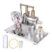 Stirling Engine Model Science Educational Toy Gift Tools with Alcohol Burner