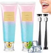 Niacinamide Whitening Toothpaste, Nicotinamide Dazzle White Toothpaste, Nicotinamide Whiteningtoothpaste, Glamvorateeth Whitening, Gentle Mint, Keep You Smiling, Fresh Breath (2SET)