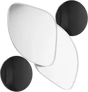 GANAZONO 2Pcs Blind Spot Mirrors for Car Stick Rearview Convex Wide Angle Mirrors Blind Spot Car Accessories Fit for Vehicle Safety