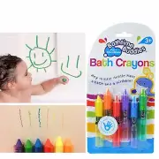 Bathtub Bath Crayons Paint Pens Kids Toddler Toys Coloured Write on Wipe Water