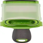 CTG-00-GS Garlic Slicer and Grater, Green