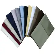 100% Cotton Standard Or King Pillowcases Set of 2 Pillowcase 600 Thread Count