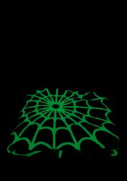 [Kreepsville 666] Spiderweb Glow In The Dark Blanket