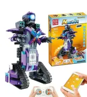 Anysun STEM Building Blocks Robot, Remote and APP Controlled Robot Creative Toys