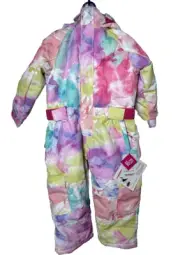 BLMG Air Dance Girls Snowsuit - Size 90 -3T - Multicolor -- One Piece- Ski