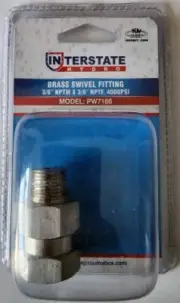 Interstate Brass 3/8 Swivel 4000 psi