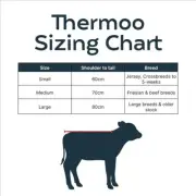 Trusti Calf Cover MEDIUM Lightweight Calf Goat Alpaca Rug Shouldter to Tail 70cm