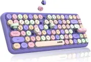 Mini Wireless Bluetooth Keyboard Portable 84-Key For Android Windows PC Office