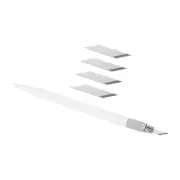1pcs Exacto Knife w 5 Spare Blades Craft Hobby Carving Knife Set White