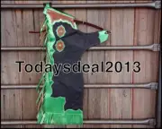 Western Black Leather Top Grain leather Bull Riding Rodeo Chaps :Green