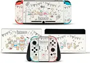 Kuitmor Skin Stickers Compatible with Switch,Anime Vinyl Decal,Switch Full Wrap Protective Skin Game Console Film Sticker - PQG Party