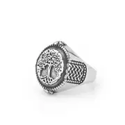 Viking Tree of Life Totem Fashion Hip Hop Vintage Versatile Rings Size 7-13