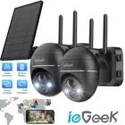 5MP Security Camera Solar Battery Powered Outdoor Wireless WiFi CCTV PTZ 360° AU