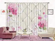 Like Granular Flowers 3D Curtains Blockout Photo Printing Curtains Drape Fabric