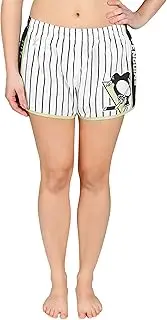 Foco Womens Pinstripe Polyester Short