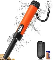 [DetectTrek] Metal Detector Pinpointer for Adults Kids, Handheld Metal Detector Wand for Precise Targeting, Fully Waterproof Underwater Detector with LCD Screen, 360° Detection, 3 Alert Modes, MD-880