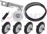 LG DLE4970W Dryer Rollers Belt Idler Pulley Kit