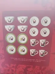16 Pc Dinnerware Set Target Home Santa Claus Christmas Tree