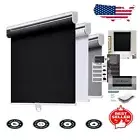 Premium Cordless Roller Shades: UV Protecting Blackout Blinds 31" x 72" for Home