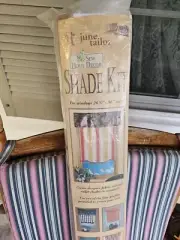 NEW - June Tailor NO SEW SHADE KIT for windows 26.5" - 36" wide. Iron On.