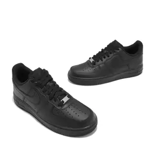 Nike 休閒鞋 Air Force 1 07 運動 男鞋 經典款 AF1 皮革 簡約 穿搭 全黑 CW2288001 26cm BLACK/BLACK