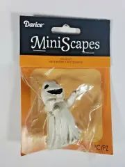 Darice Mini Scapes Mini Ghost 2 1/4 in. Halloween Fairy Garden Minifigure NEW
