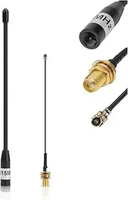 915MHz Antenna 10dBi Gain for Meshtastic LoRa Long Range Soft Whip Antenna, 17cm Omni SMA Male Black (1 Pack)