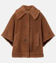 [Max Mara] Max Mara Teddy Bear cape M/L brown