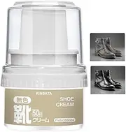 [Generic] Leather Shoe Shine -Shoe Shine Polish- Boot Polish Wax | High Gloss Boot Wax Polisher with Applicator, 50ml Leather Shoes Luster, Shoe Care Kits for Leather Shoes, Boots, Clothes, Sofa, Belt