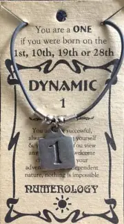Numerology Number One Necklace