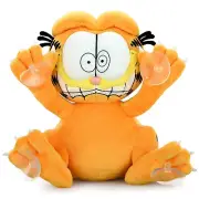 ✿ New GARFIELD Stuffed Plush CAR WINDOW SUCTION CUPS Fat Tabby Cat Clinger Toy