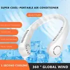 Bladeless Hanging Neck Fan Rechargeable USB Mini Outdoor Leafless Mute Fans Hot
