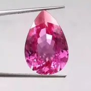 9.65 Natural Flawless Burma Pink Ruby Pear Cut Loose Gemstone Unheated
