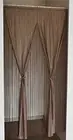 Made in Japan layered double curtain with delicate lace and string approx. 85cm