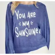 NEW WILDFOX $128 ‘You Are My Sunshine’ Crewneck Sweatshirt Size S