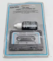 Radio Shack Two-way Audio Cassette Tape Head Cleaner - Cleaning Kit - NEW