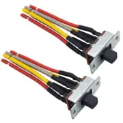 2pcs Canal Ceiling Fan Slide Switch 6Pin Reverse Direction Zing Ear ZE-209-22