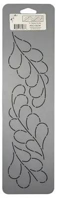 Quilting Stencils Feathered Leaf Fern Quilt Stencil Border Pattern Template