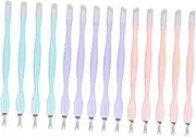 MERRYHAPY Portable Manicure Tools Set 30pcs Dead Skin Removal Forks Cuticle Scraper Easy Nail Random Color